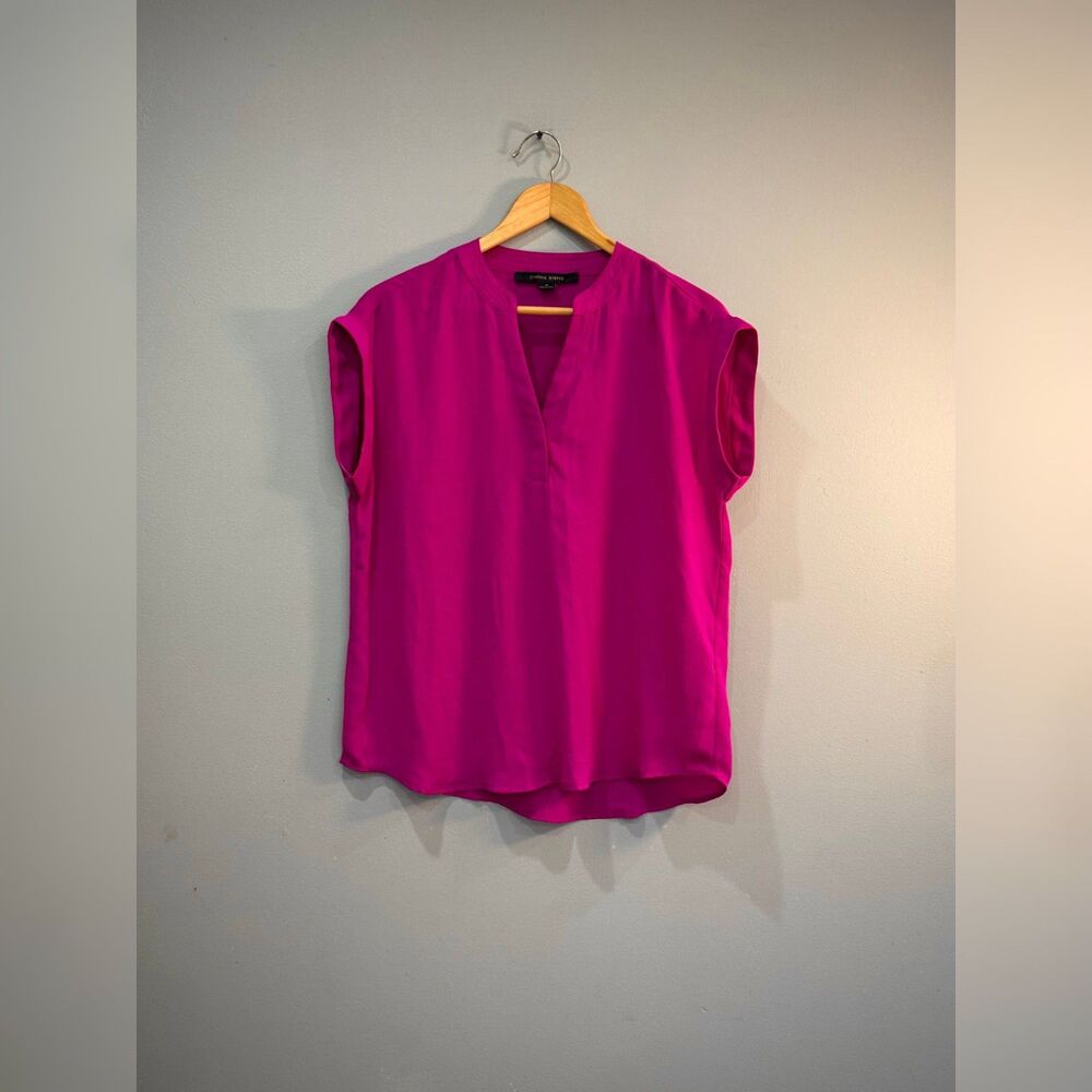 Purple Cynthia Steffe Sleeveless Boxy Fit Blouse Size M EUC - Picture 3 of 5